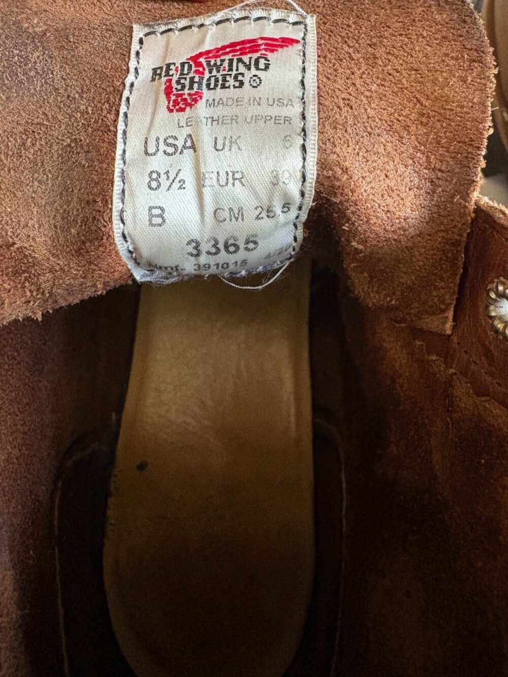 RED WING Iron Ranger Women's Short Boot in Amber Harness Leather SZ 8.5 - Picture 4 of 12